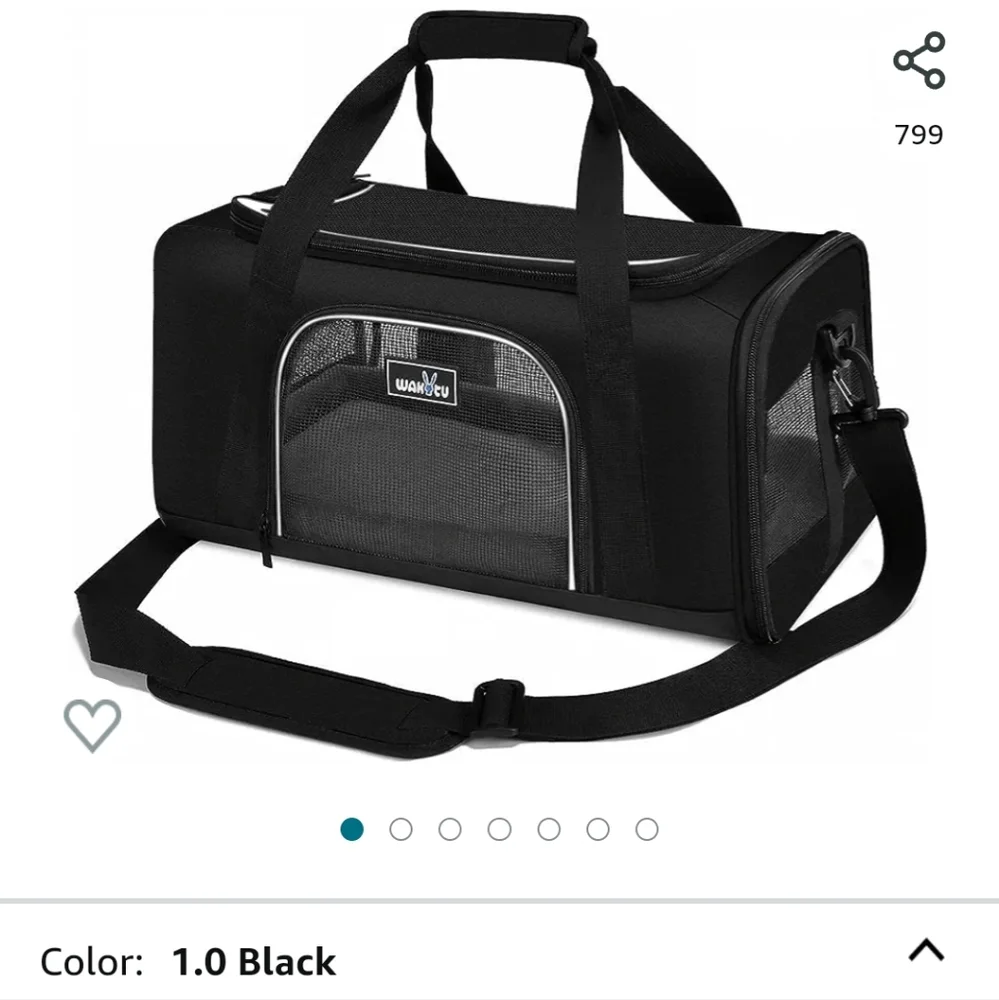 Wakytu TSA Approved Foldable Pet Carrier